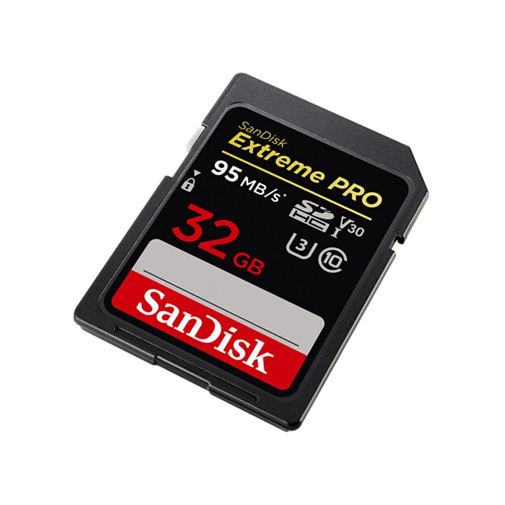 Thẻ Nhớ Sandisk 32gb Sd C10 U3 V30 95mb / S Read 90mb / S Write 4k Uhd Cho Máy Ảnh