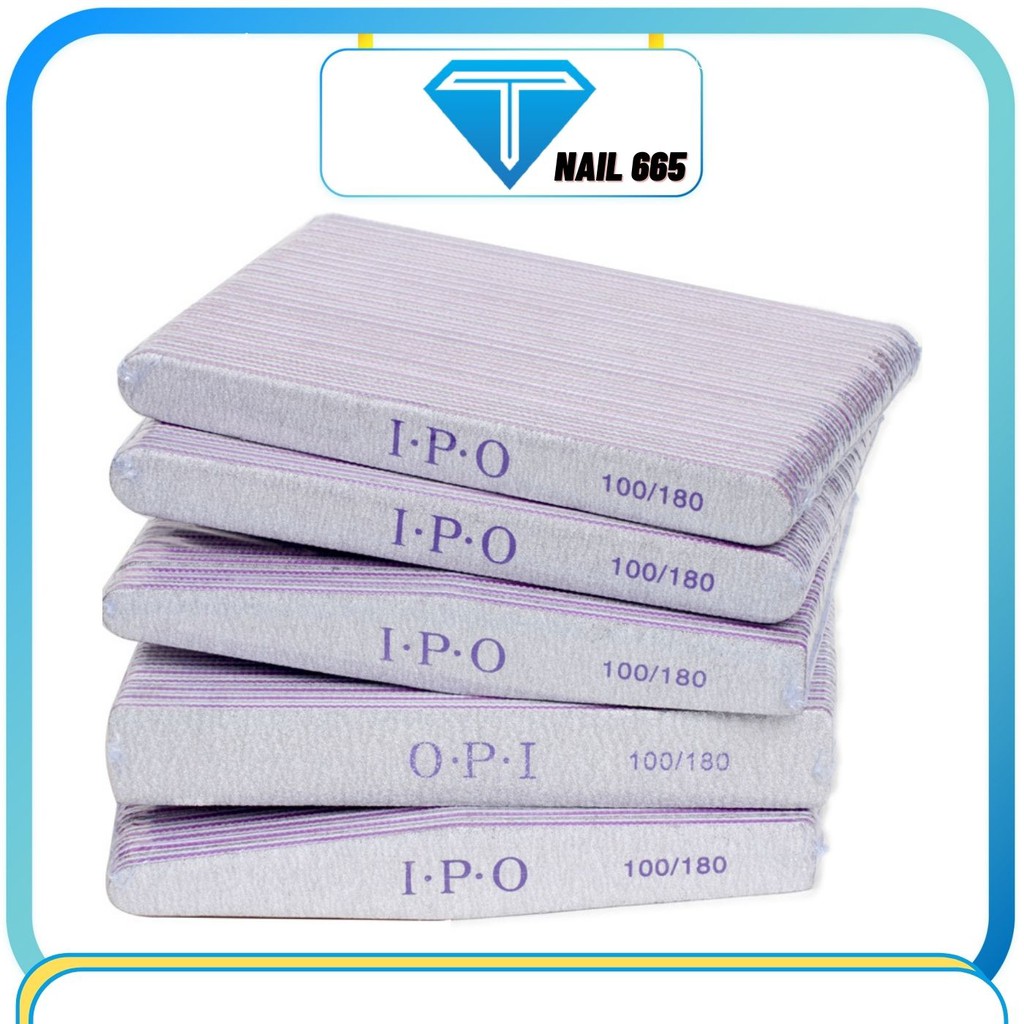 Dũa móng tay ,Dũa móng , OPI bản to độ mịn 100/180