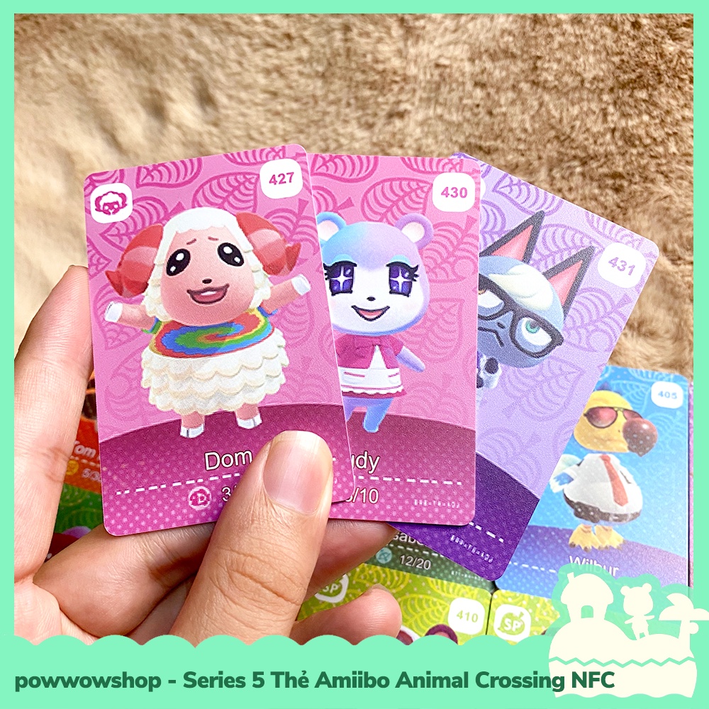 [Sẵn VN - Hỏa Tốc] SERIES 5 - Thẻ Amiibo NFC UV Cán Mờ Game Animal Crossing Horizons Trên Hệ Máy Nintendo Switch | WebRaoVat - webraovat.net.vn