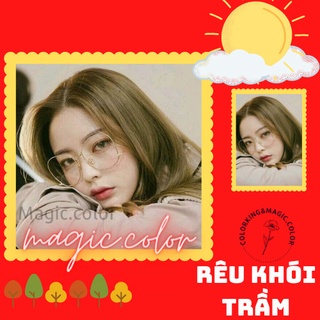 Thuốc nhuộm tóc màu Xanh rêu trầm thuốc nhuộm tóc tại nhà-MAGIC.COLOR
