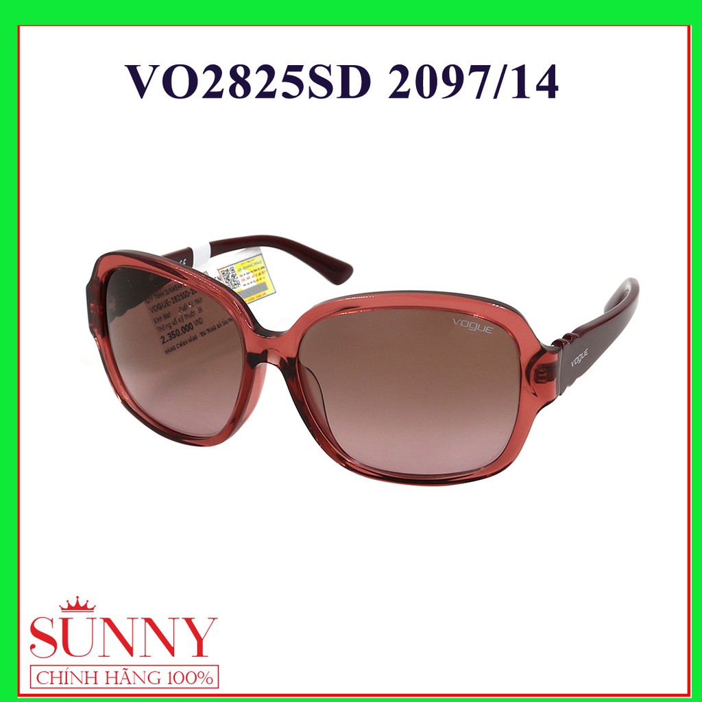 VO2825SD 2097/14 - Kính mát Vogue chính hãng, bảo hành toàn quốc