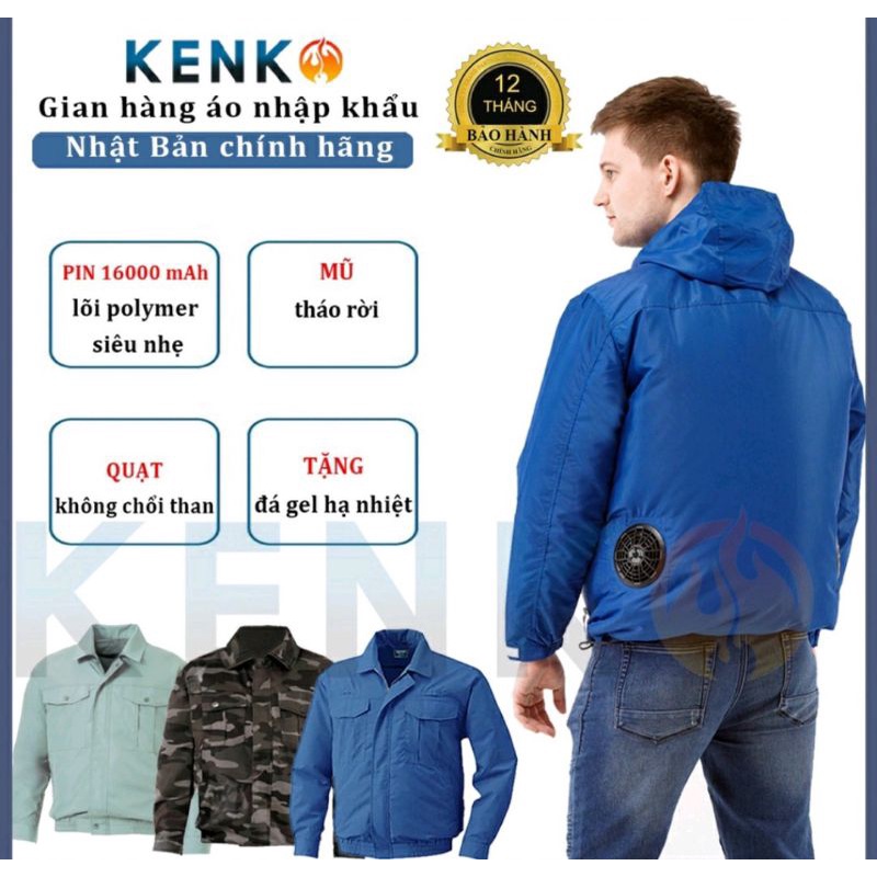 Pin quạt điều hoà KENKO K03 Nhật Bản mẫu mới 2022