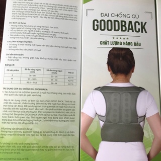 ĐAI CHỐNG GÙ GOODBACK 400.000