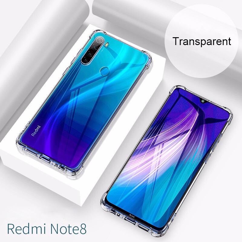 Ốp lưng mềm trong suốt chống sốc cho Xiaomi Mi 9T 10T Poco F1 F2 F3 X3 M3 Redmi Note 7 8 9 9S 10 Pro