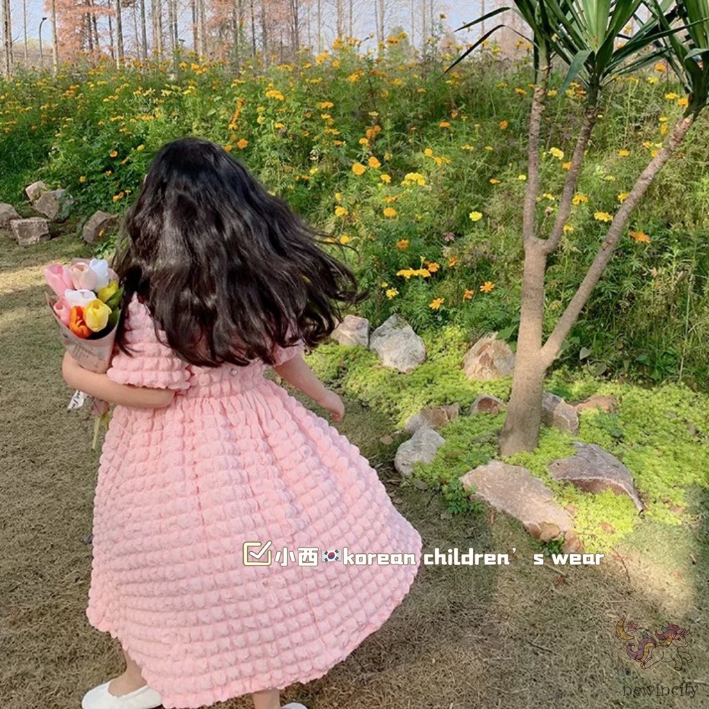 Đầm Công Chúa Phong Cách Hàn Quốc Cho Bé Gái