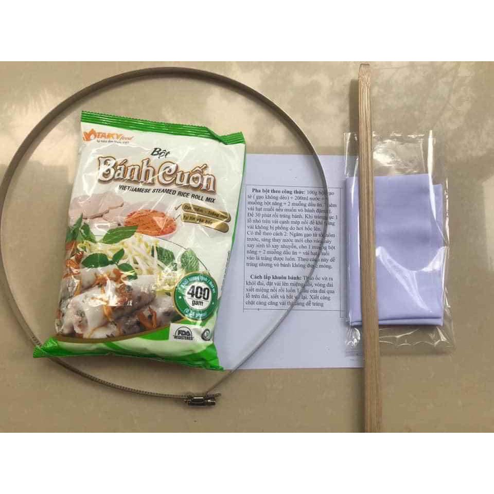 Bộ khuôn tráng bánh cuốn tại nhà