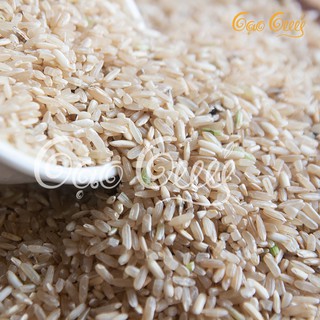 Gạo Lứt Trắng Khẩu Xiên Lăm - Gạo Quý - Gạo Sạch Hữu Cơ - Túi 1 kg