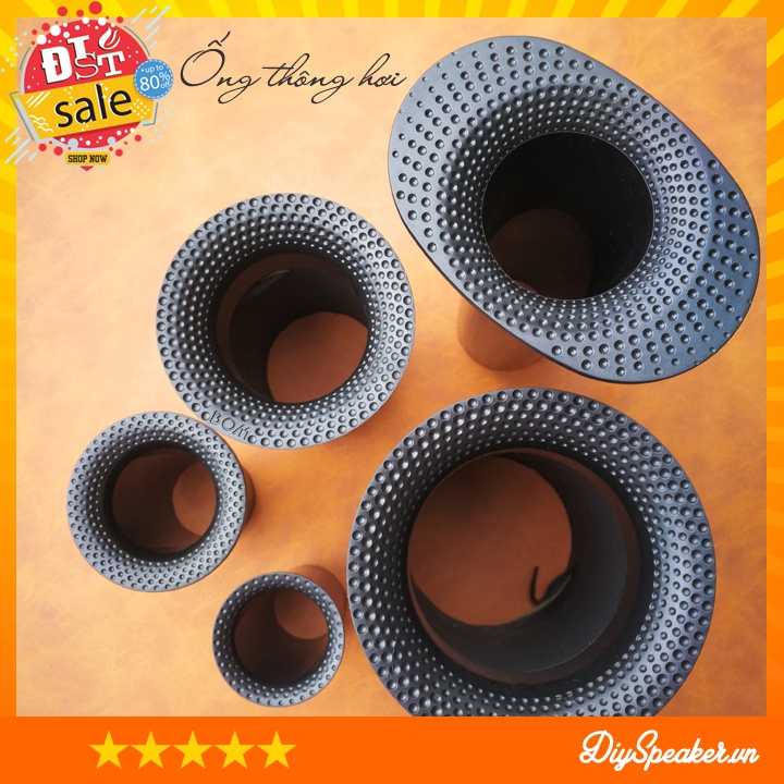 Ống thông hơi cho loa từ 3 inch đến 12 inch. Chế loa siêu bass, tăng âm trầm từ DiySpeaker