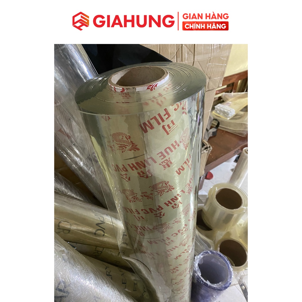 Màng nhựa PVC trong dẻo dầy 0.8mm, khổ rộng 1400mm dài 30m hàng cao cấp chính hãng - GIAHUNGPRO