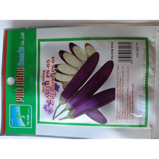 Hạt giống cà tím PN-65 Phú Nông (20mg/gói)