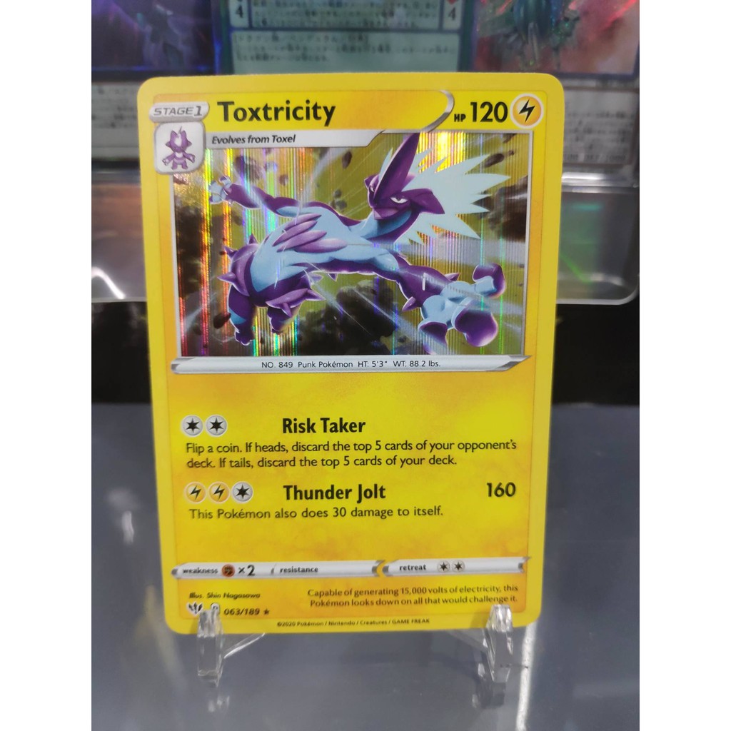 [ Dưa Hấu Yugioh ] Lá bài thẻ bài Pokemon Toxtricity
