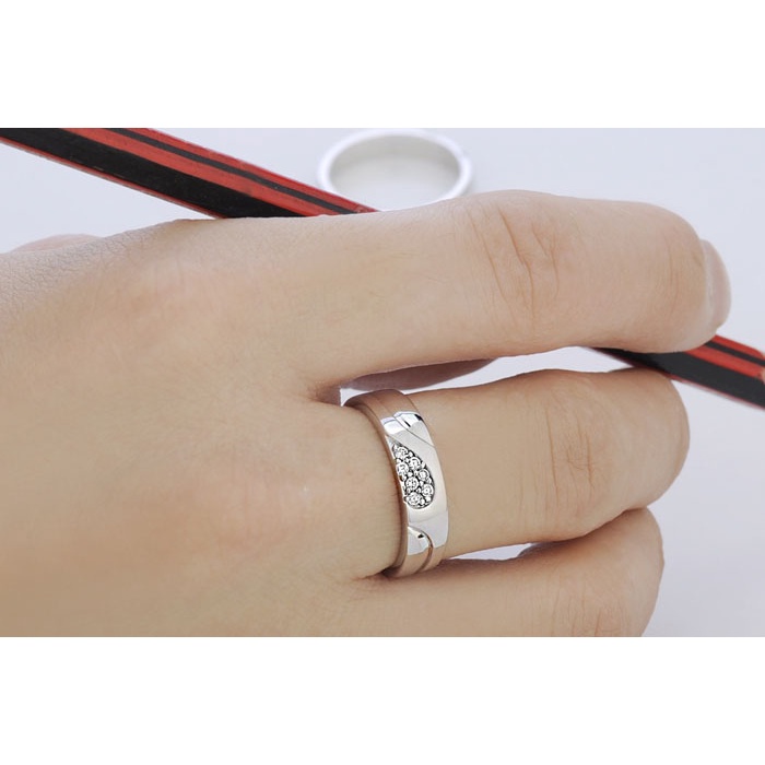 Nhẫn đôi Bạc Hiểu Minh NC117