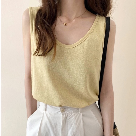 Áo thun BA LỖ nữ, áo hai dây SÁT NÁCH nữ thun giấy, xược NEONVN - áo ba lỗ nữ mùa hè mát mẻ hàn quốc