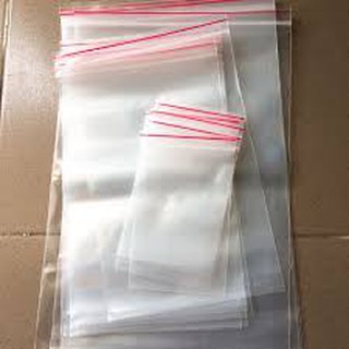 [Giá sỉ ] 1 Kg túi zip chỉ đỏ nhiều size