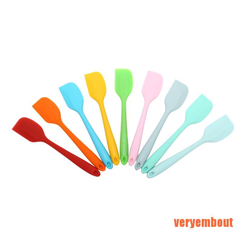 Muỗng Silicone Không Dính Chịu Nhiệt Dùng Làm Bánh Tiện Lợi