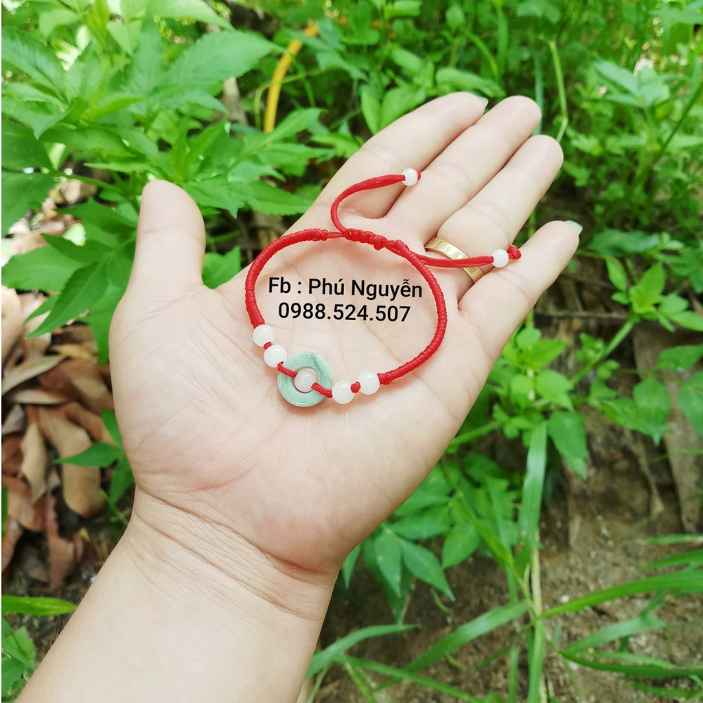 Vòng Chỉ Đỏ Đá Phong Thủy
