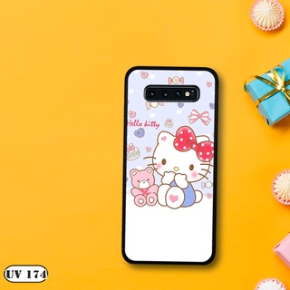 Ốp lưng  Samsung Galaxy S10 Plus - Lưng nhám viền dẻo in 2D