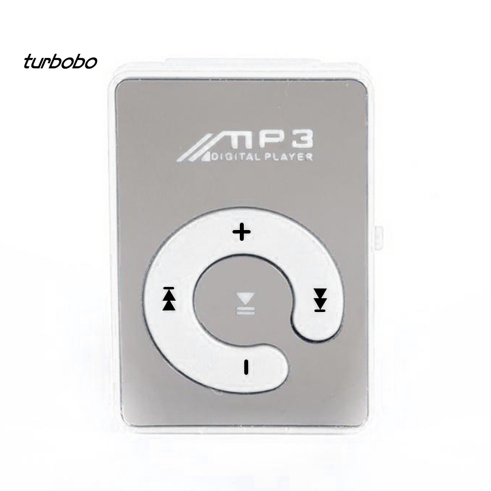 Máy nghe nhạc MP3 mini mặt gương hỗ trợ thẻ nhớ SD TF