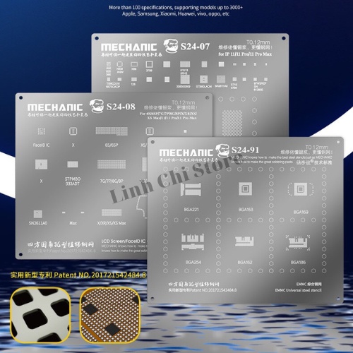 Vỉ làm chân ip 5g-12prm hãng Mechanic