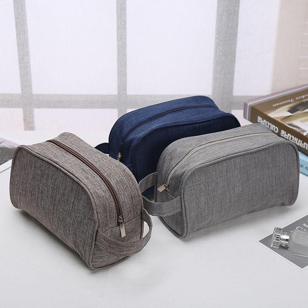 Túi Đựng Mỹ Phẩm Bằng Nylon Chống Thấm Nước Phong Cách Vintage Thời Trang Cho Nữ