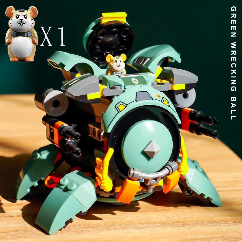 Đồ Chơi Lắp Ráp Kiểu LEGO Mô Hình Wrecking Ball Hamster Mech Robot 12in1 Với 227 Mảnh Ghép