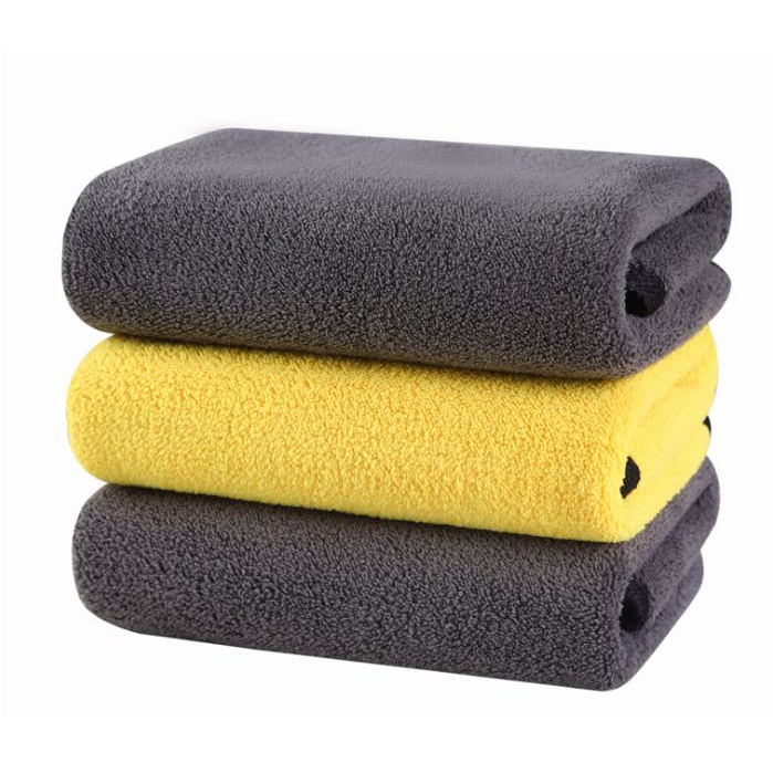 Bộ Combo Khăn và Chổi Lau Xe Ô Tô Loại To 40*30CM Sợi Siêu Thấm Microfiber Dùng Cho Xe Ô Tô Xe Tải Xe Khách Amalife