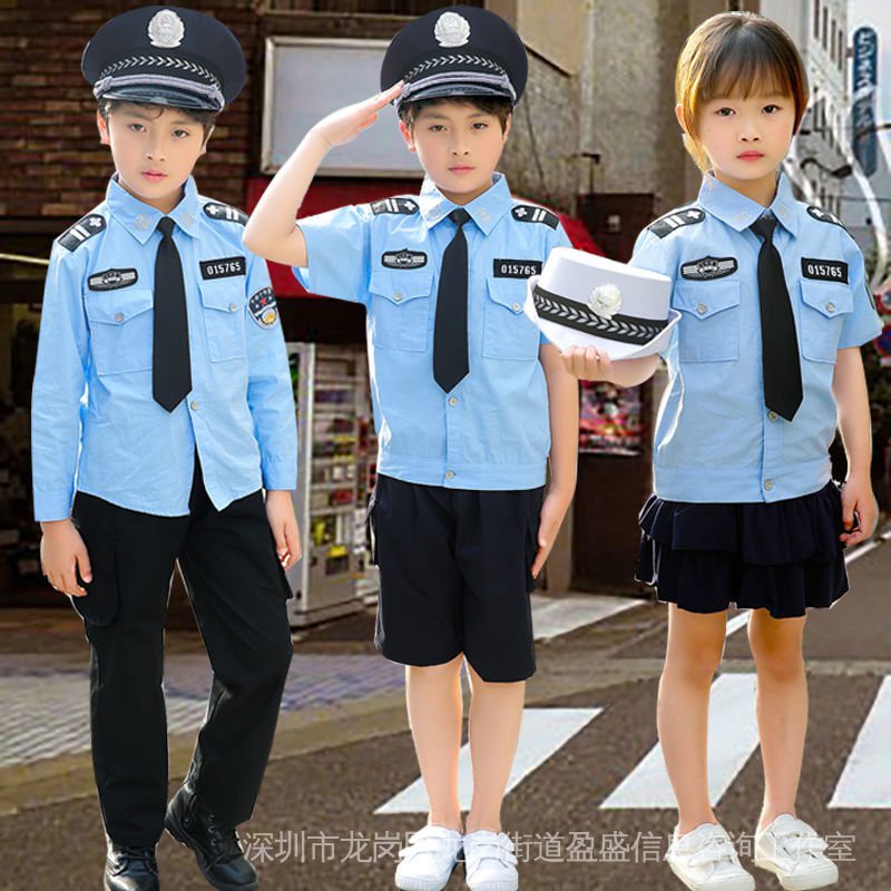 Bộ Đồng Phục Cảnh Sát 4 Món Xinh Xắn Cho Bé