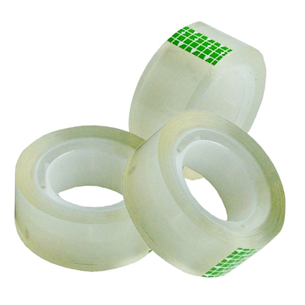 1 lốc băng dính văn phòng 0.24kg bản 2cm và 1.2cm
