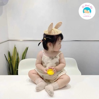 Bộ đồ 2 dây gấu + dâu cho bé gái