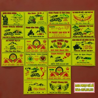 20 LOGO PHƯỢT TEM PHƯỢT TEM XE CAC NHÓM PHƯỢT ĐẸP