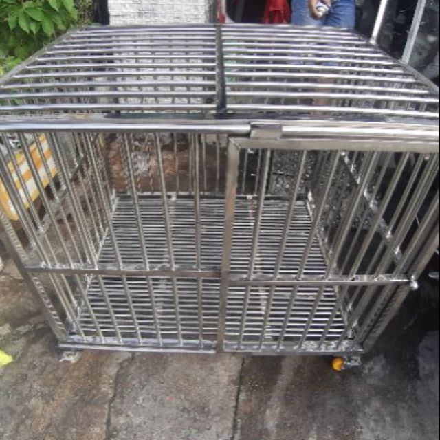 Chuồng chó inox 80-100-96 SHIP HỎA TỐC TPHCM