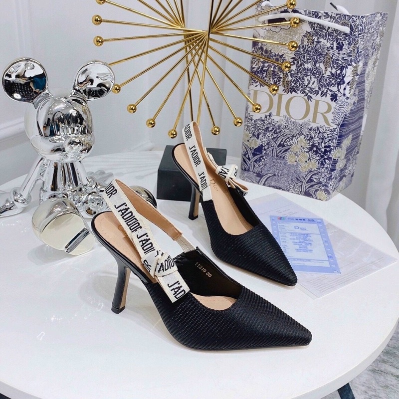 Sandal cao gót D i o r tăm 3p, 9p fullbox