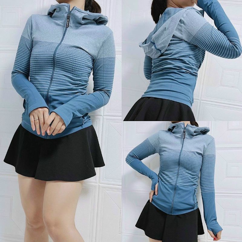 Áo Khoác Nữ Mẫu Mới Hot Nhất Hiện Nay. Áo Khoác Thể Thao Thun Dệt Kim. Áo Khoác Ôm Body Tập Gym, Yoga N21