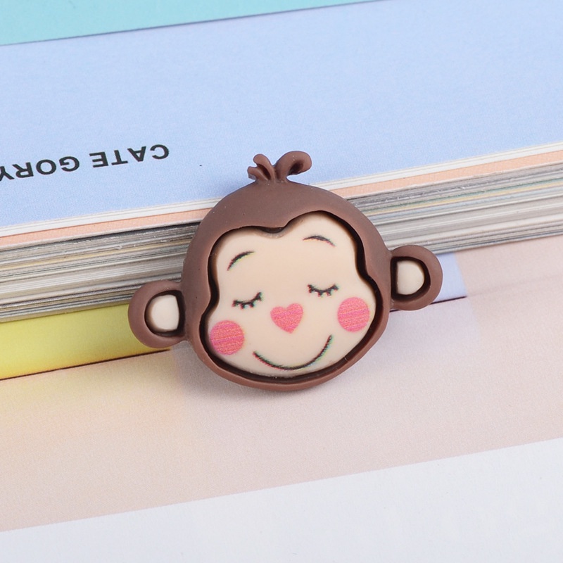 Mô hình 05 Mặt con thú ngộ nghĩnh dùng làm đồ thủ công trang trí handmade Charm SLime