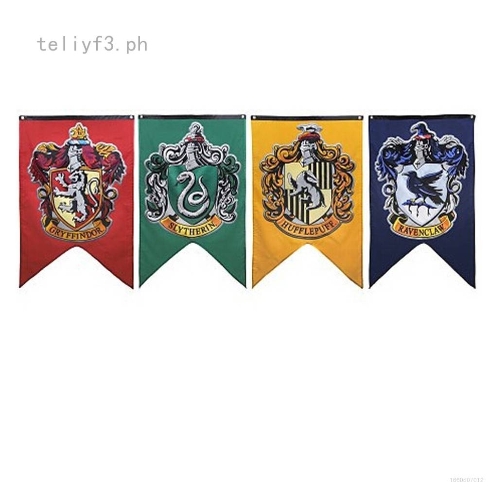 Cờ Trang Trí Harry Potter Gồm 4 Màu