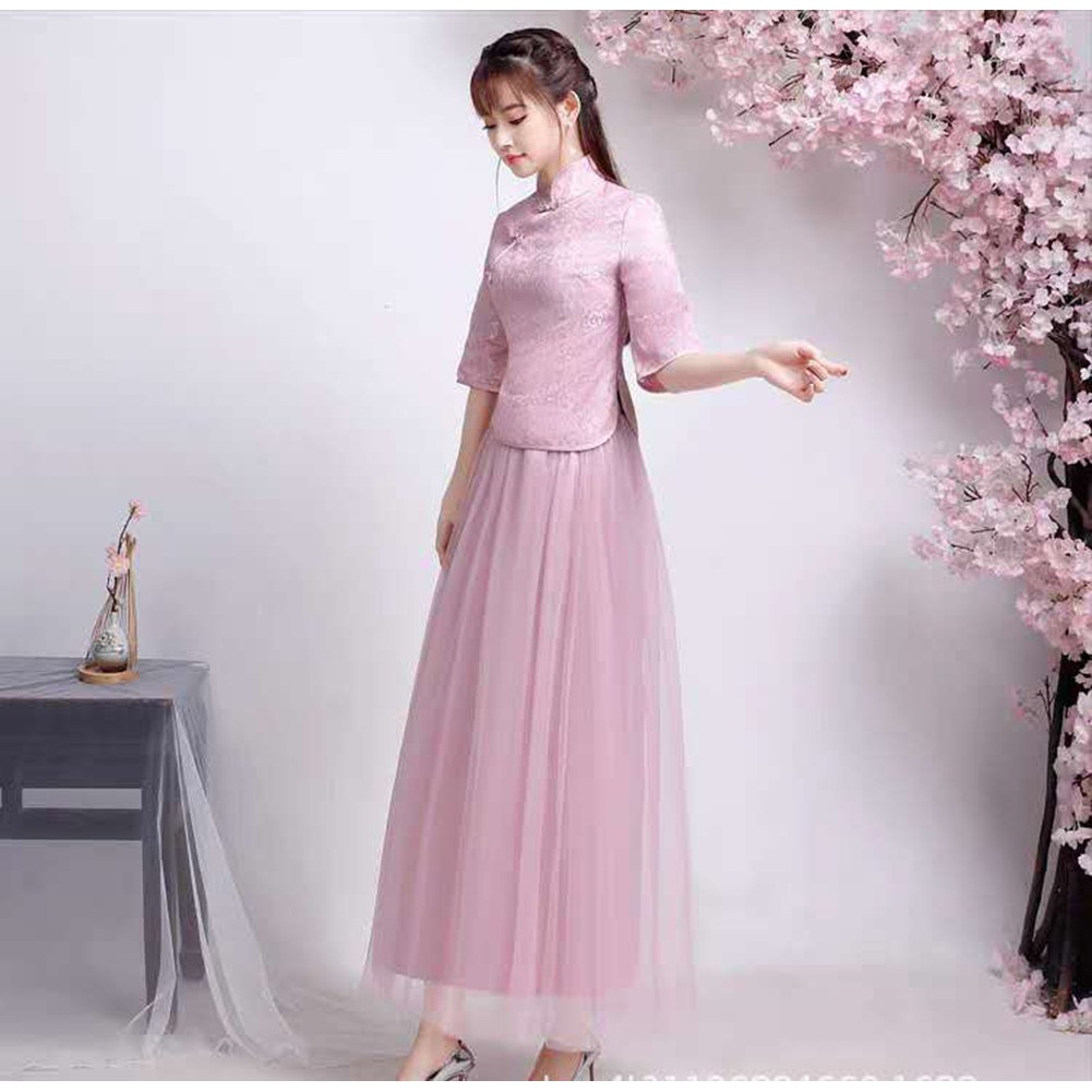 Sườn xám phong cách Trung Hoa