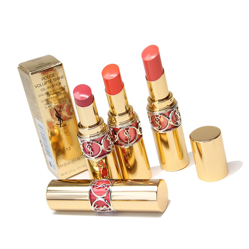 Xả [ HOT ] [YSL chính hãng 100%] SON YSL ROUGE VOLUPTÉ SHINE ! Chọn Bộ Màu son Dưỡng YSL hot nhất 2020 !!!!!!!!! *