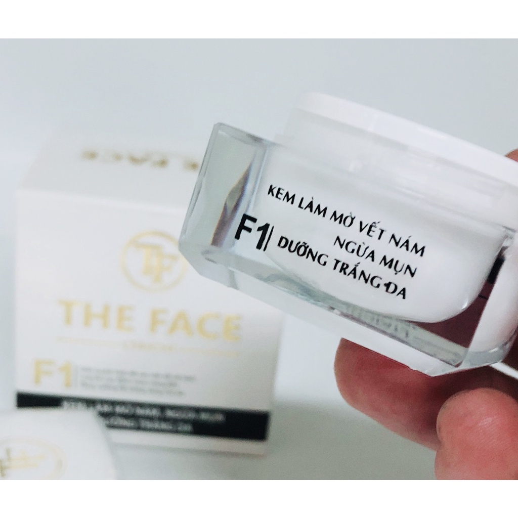 KEM THE FACE F1 LÀM MỜ VẾT NÁM NGỪA MỤN DƯỠNG TRẮNG DA 15G