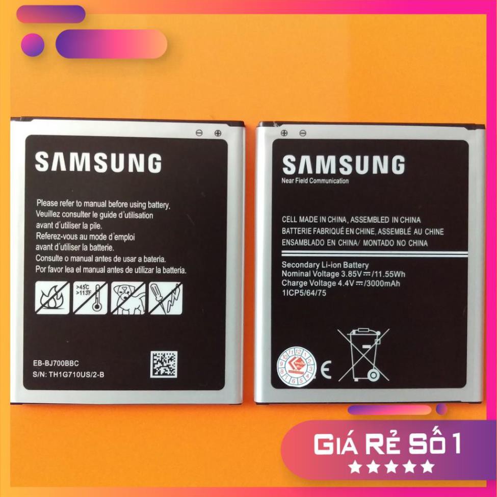 Free ship  Pin dành cho SAMSUNG J7 2015 (J700), J7 Duo, J4 2018, On 7 (G6000) dung lượng 3000mAh - Cam kết Chuẩn Zin