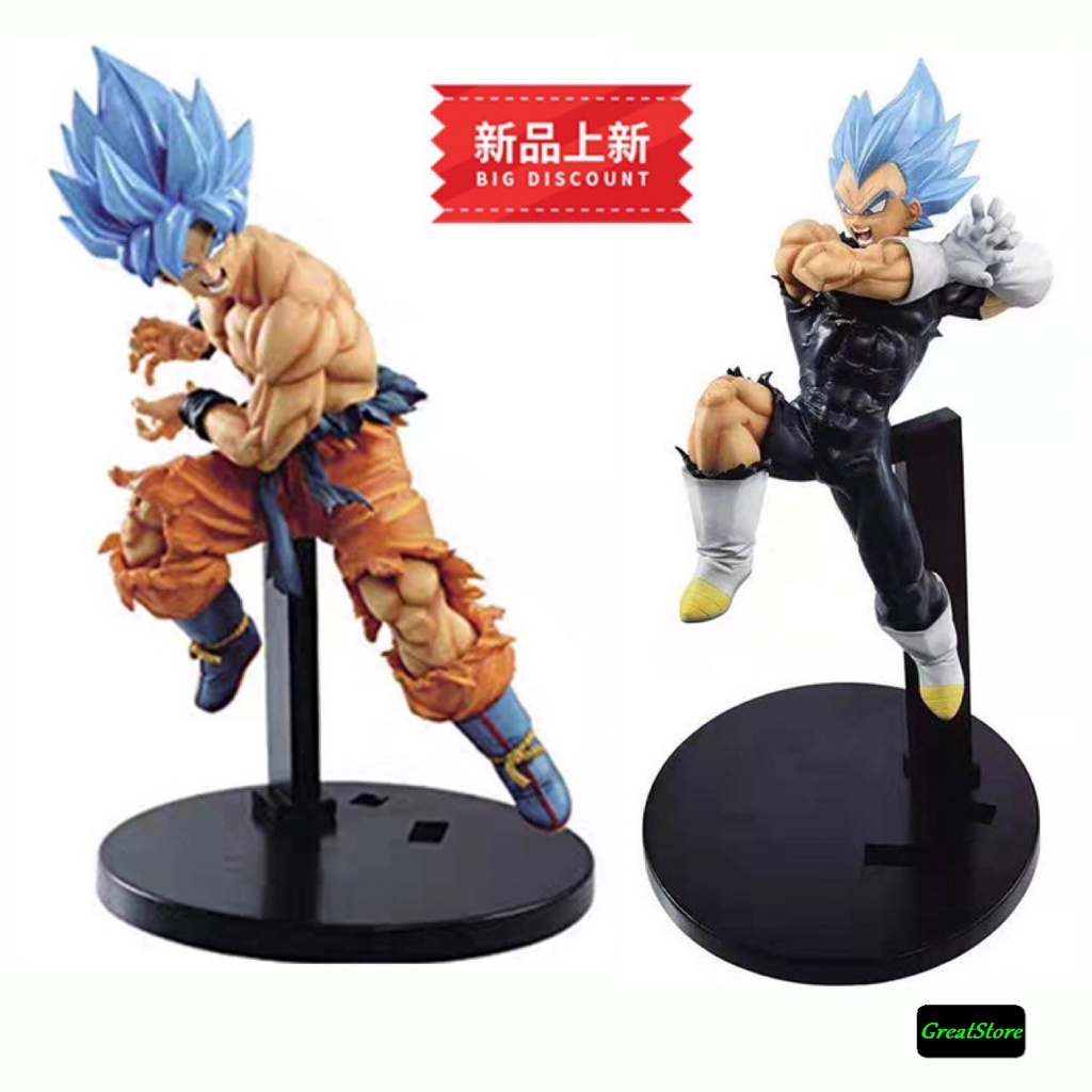 Mô Hình Songoku và Vegeta super saiyan blue Dragonball Figure