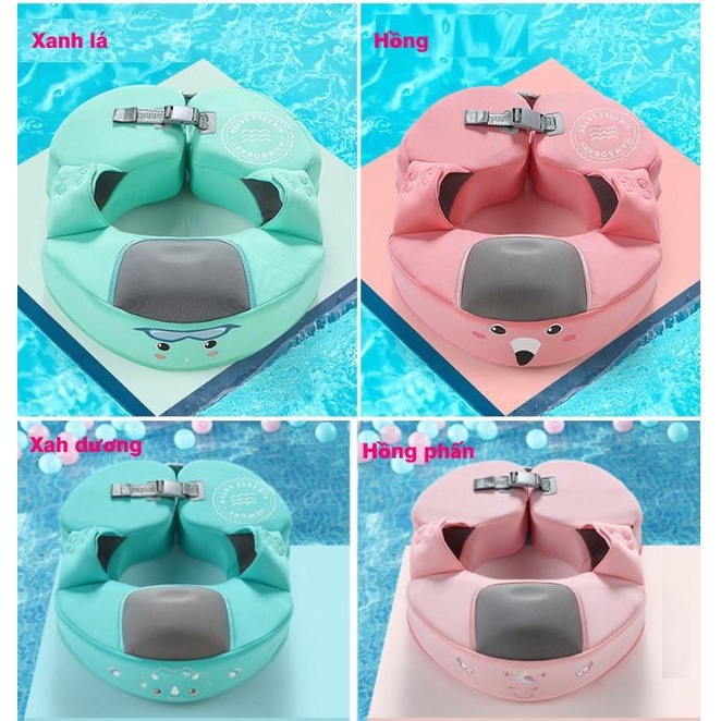 Phao bơi nách cho bé| Phao bơi chống lật Mambobaby chống lật không bơm hơi