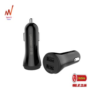 Sạc Trên Ô tô 2 Cổng USB Ugreen 20392