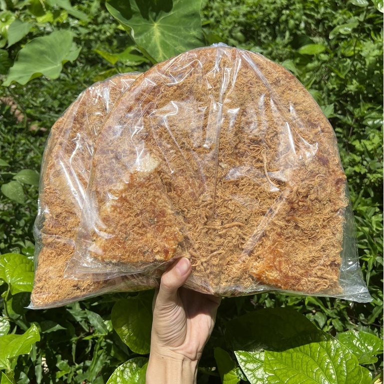 Cơm cháy chà bông siêu ruốc đặc sản Sài Gòn làm quà biếu, quà tặng cực đẹp