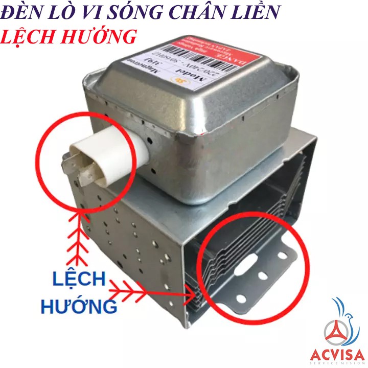 Đèn Lò Vi Sóng Chân Liền Lệch Hướng Loại Nhỏ Và Lớn