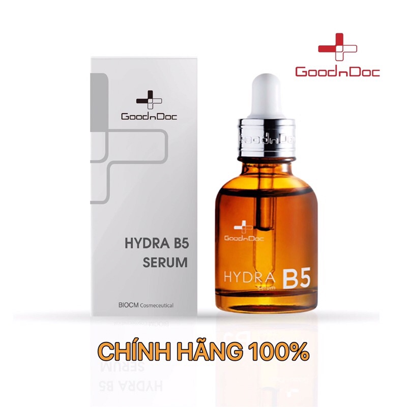 [Mã 44FMCGSALE1 giảm 10% đơn 250K] TINH CHẤT DƯỠNG ẨM TRẮNG DA GOODNDOC HYDRA B5 SERUM 30ml