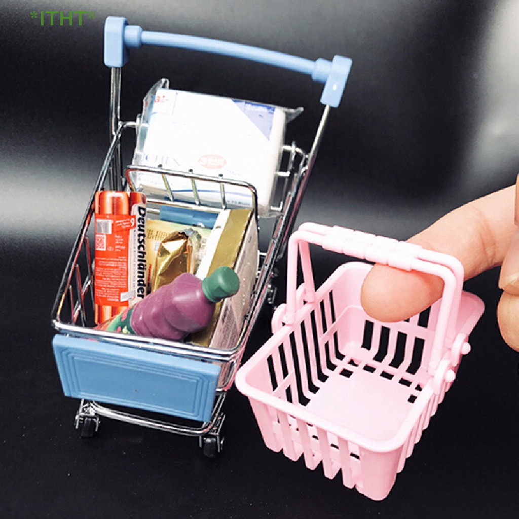 1 Giỏ Xách Tay Mua Sắm Cho Nhà Búp Bê Mới
