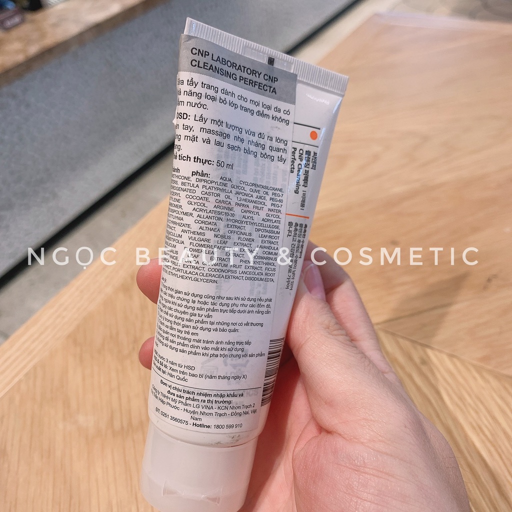 Tẩy trang CNP Laboratory Cleansing Perfecta 50ml