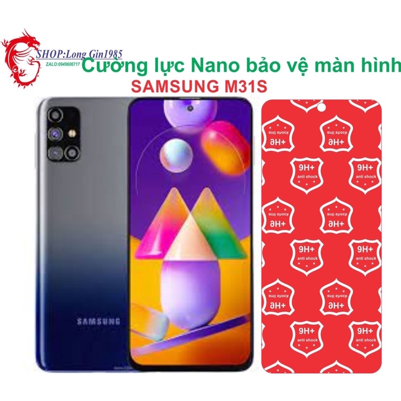 Samsung M31S Cường lực Nano chống va đập chống trầy xước