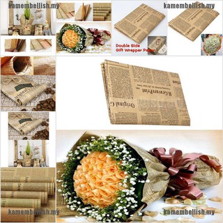 Giấy Gói Quà 2 Mặt Phong Cách Vintage
