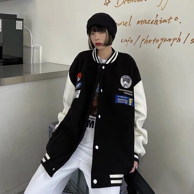 Bomber Unisex Form Rộng [ Hàng có sẵn ]